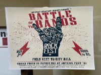 2021 Battle of the Bands flyer